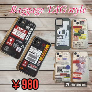 【商品案内】iPhoneケース（Baggage TAG Style）(航空機)