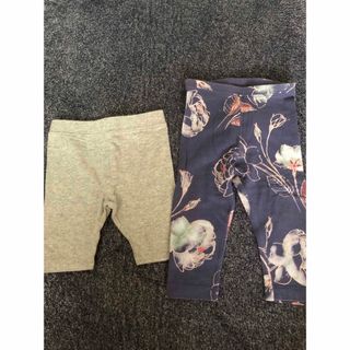 オールドネイビー(Old Navy)のレギンス2枚セット babyGAP old navy 80(パンツ)