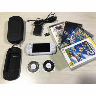 プレイステーションポータブル(PlayStation Portable)のpsp＋ソフト6本セット[値下げ](携帯用ゲームソフト)