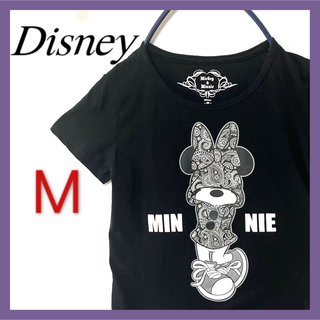 ディズニー(Disney)のDisney ディズニー ミニー マウス 半袖 Tシャツ Mサイズ ミッキー (Tシャツ(半袖/袖なし))