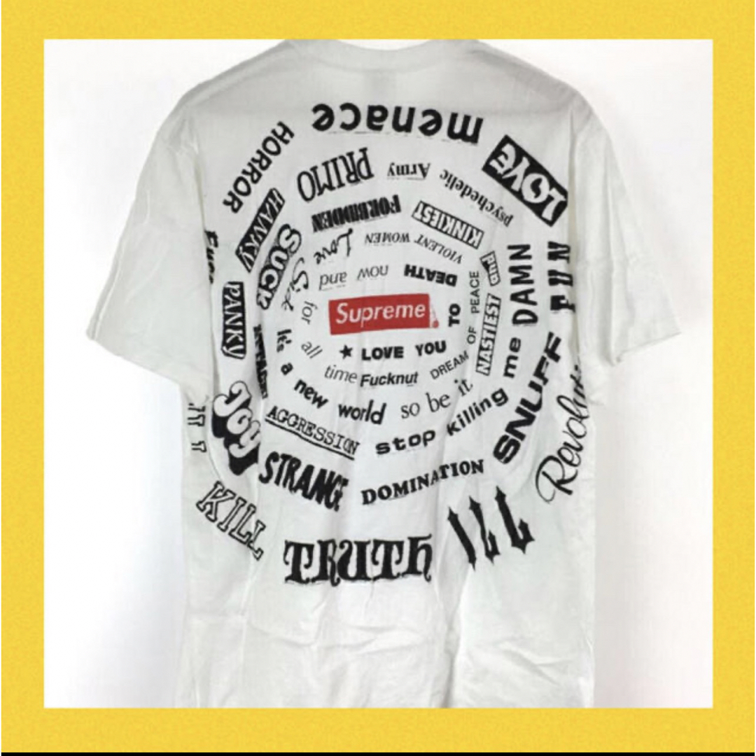 supreme spiral t shirts 21ss