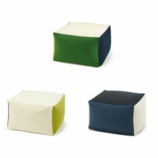 ムジルシリョウヒン(MUJI (無印良品))の〓新品〓無印良品体にフィットするソファ用カバー／リーフグリー×グリーン×ネイビー(ソファカバー)