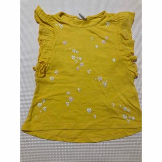 ザラ(ZARA)のZARA ラメ　ハート　スパンコール　トップス(Tシャツ/カットソー)