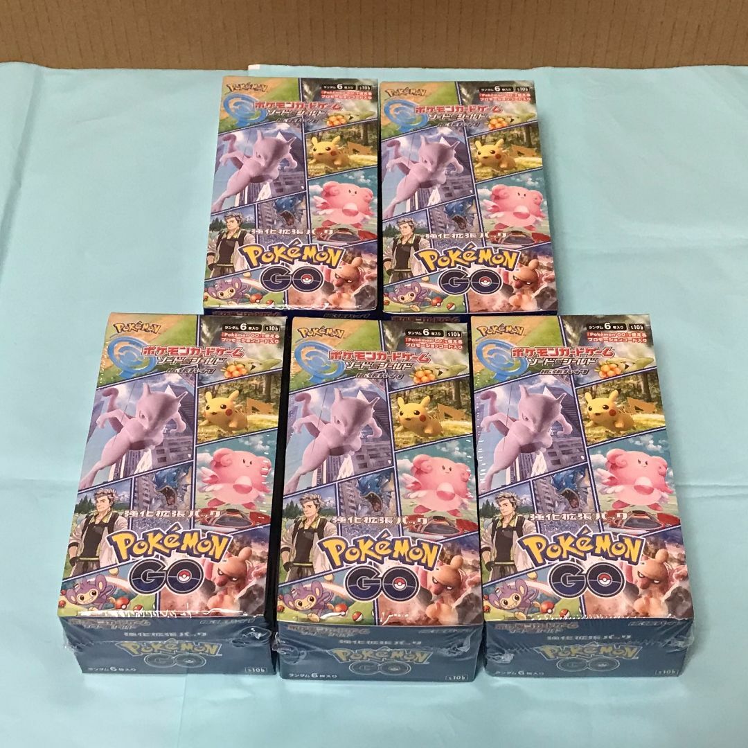 ポケモンカード ポケモンGO 未開封 5BOX