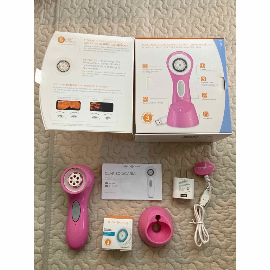 美品　クラリソニック アリア  音波洗顔器 clarisonic aria　美容