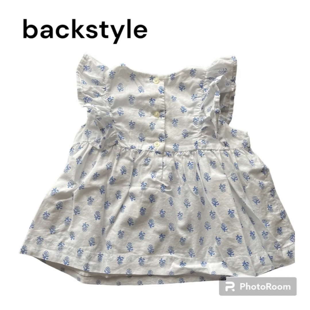 babyGAP(ベビーギャップ)のベビーギャップ コットンフレアトップス2枚セット90 キッズ/ベビー/マタニティのキッズ服女の子用(90cm~)(Tシャツ/カットソー)の商品写真