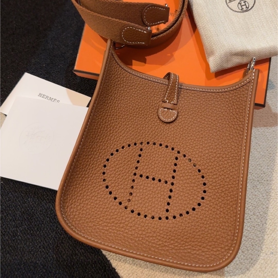 Hermes(エルメス)の新品 エルメス エブリンtpm 16 ミニエブリン ゴールド U刻印 レディースのバッグ(ショルダーバッグ)の商品写真