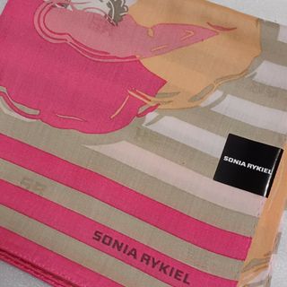 ソニアリキエル(SONIA RYKIEL)の値下げ📌ソニアリキエル☆大判ハンカチーフ58×58🌼(ハンカチ)