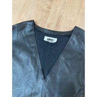 エムエムシックス(MM6)のMM6 レザーTシャツ　Maison margiela マルジェラ(その他)