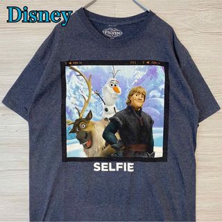 ディズニー(Disney)の【入手困難】ディズニー　アナと雪の女王　オラフ　Tシャツ　Lサイズ　海外輸入(Tシャツ/カットソー(半袖/袖なし))