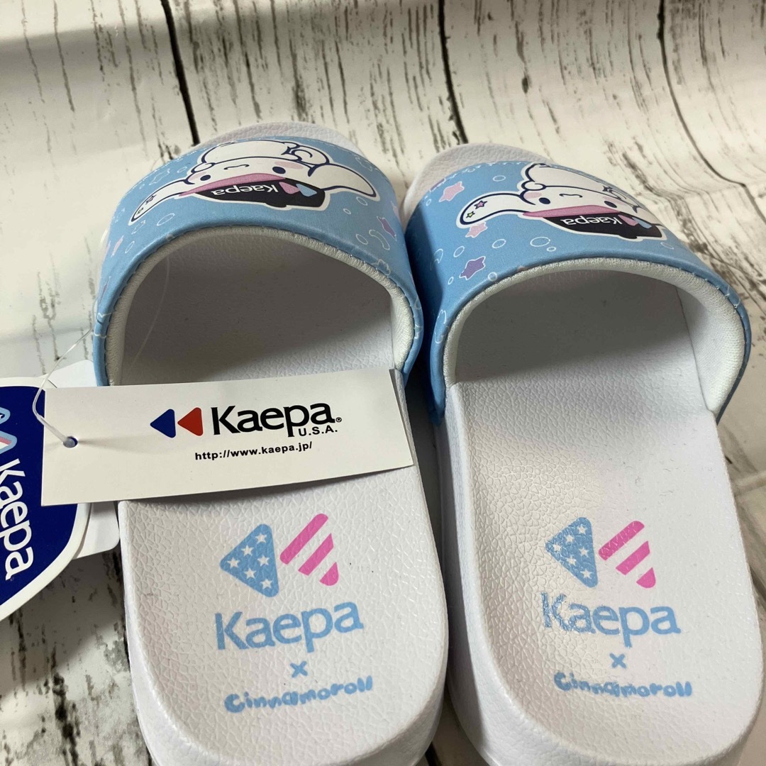 Kaepa(ケイパ)の★未使用　kaepa×シナモンロール❣️子供用　スリッパ キッズ/ベビー/マタニティのキッズ靴/シューズ(15cm~)(スリッパ)の商品写真