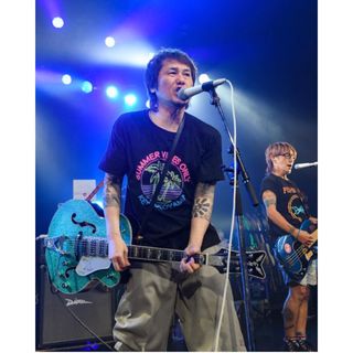 ken yokoyama 横山健 ハイスタ KEN SB Tシャツ ピザオブデスの