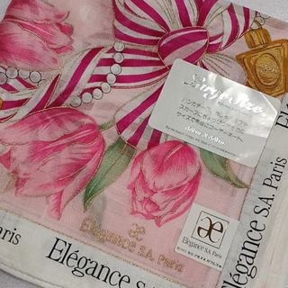 エレガンス(Elégance.)の値下げ📌Elegance☆大判ハンカチーフ58×58🌷🎀(ハンカチ)