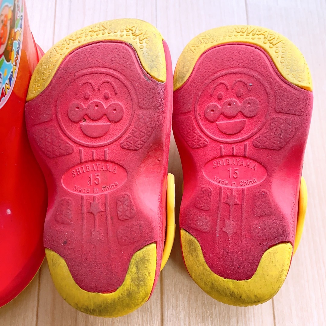 アンパンマン サンダル 長靴 15センチ キッズ/ベビー/マタニティのキッズ靴/シューズ(15cm~)(サンダル)の商品写真