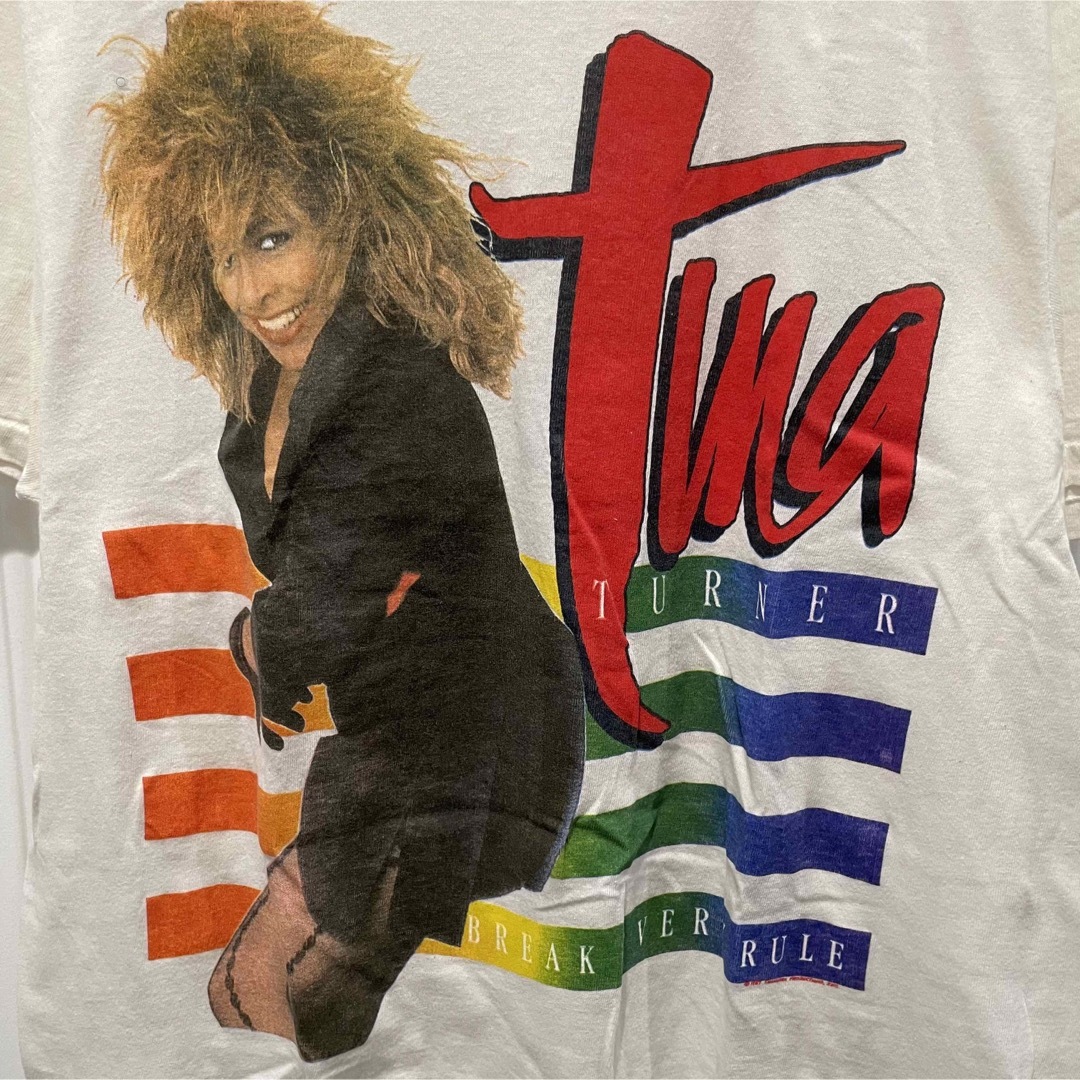 ティナターナー Tシャツ 黒 XL tina turner vintage