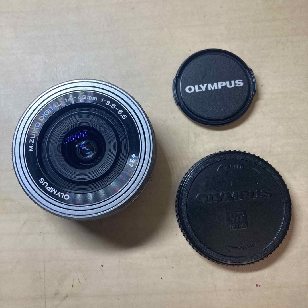 【ジャンク品】OLYMPUS 電動式パンケーキズームレンズ 14-42mm