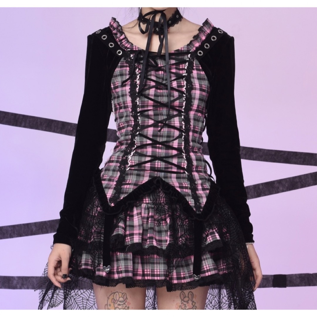 h.naoto(エイチナオト)の上衣➕スカート2点セット レディースのスカート(ミニスカート)の商品写真