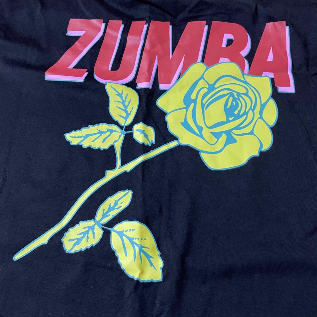 Zumba(ズンバ)の【新品・未使用品】ZUMBA®︎トップス　M/Lサイズ　ブラック スポーツ/アウトドアのスポーツ/アウトドア その他(ダンス/バレエ)の商品写真