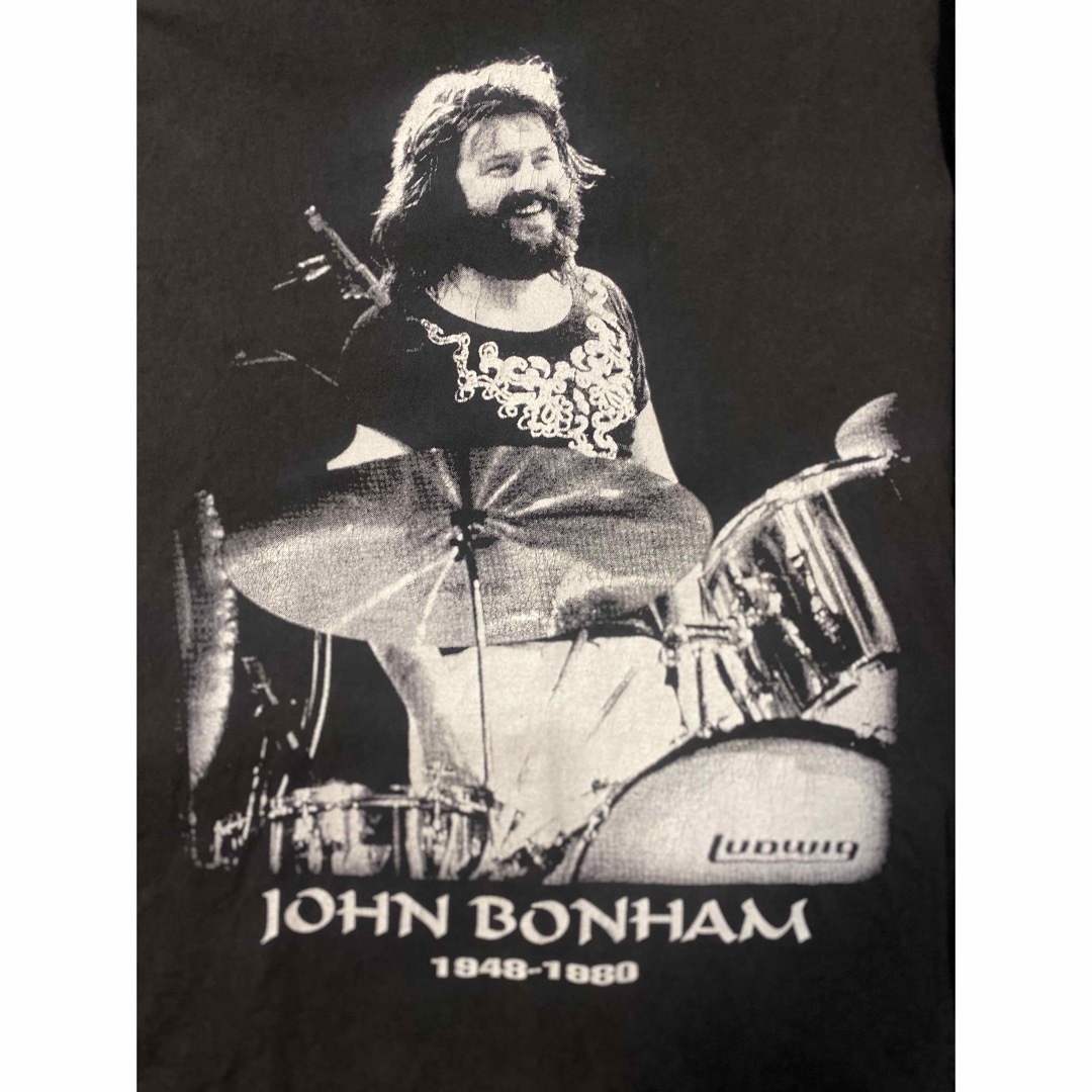 激レア90'S当時物 JOHN BONHAM Tシャツ LED ZEPPELIN メンズのトップス(Tシャツ/カットソー(半袖/袖なし))の商品写真