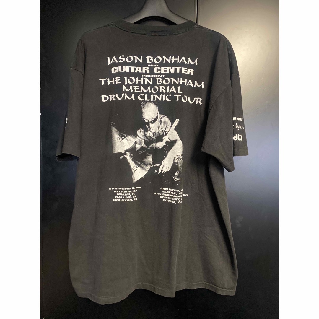 激レア90'S当時物 JOHN BONHAM Tシャツ LED ZEPPELIN メンズのトップス(Tシャツ/カットソー(半袖/袖なし))の商品写真