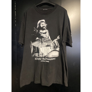 激レア90'S当時物 JOHN BONHAM Tシャツ LED ZEPPELIN(Tシャツ/カットソー(半袖/袖なし))