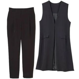 プラステ ベスト/ジレ(レディース)(ブラック/黒色系)の通販 61点 プラステ ベスト/ジレ(レディース)(ブラック/黒色系)の通販 61点