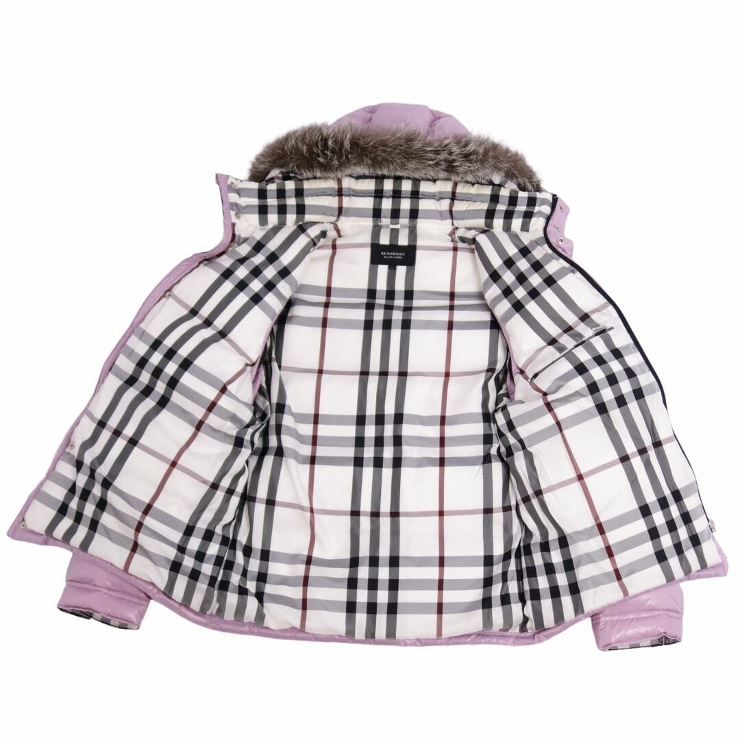 バーバリー ブラックレーベル BURBERRY BLACK LABEL ジャケット ベスト 2way ダウンジャケット フォックスファー アウター メンズ L ピンク バーバリー ブラックレーベル BURBERRY BLACK LABEL ジャケット ベスト 2way ダウンジャケット フォックスファー アウター メンズ L ピンク