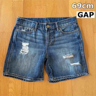 ギャップ(GAP)のGAP デニム　ショートパンツ　短パン　69cm Ｌサイズ　ZARA マウジー(ショートパンツ)