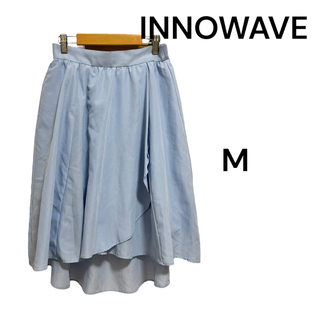 イノウェーブ(innowave)のINNOWAVE/ライトブルースカート(ひざ丈スカート)