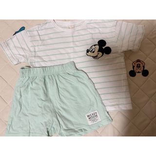 シマムラ(しまむら)のリトシー　パジャマ　littc ミッキー　セットアップ(パジャマ)