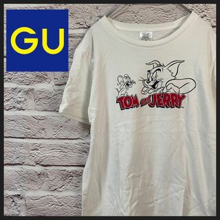 ジーユー(GU)のGUTOM&JERRY コラボTシャツ　半袖メンズ　レディース[ M ](Tシャツ/カットソー(半袖/袖なし))