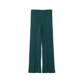 ステュディオス(STUDIOUS)のsoduk slit knit trousers green(カジュアルパンツ)