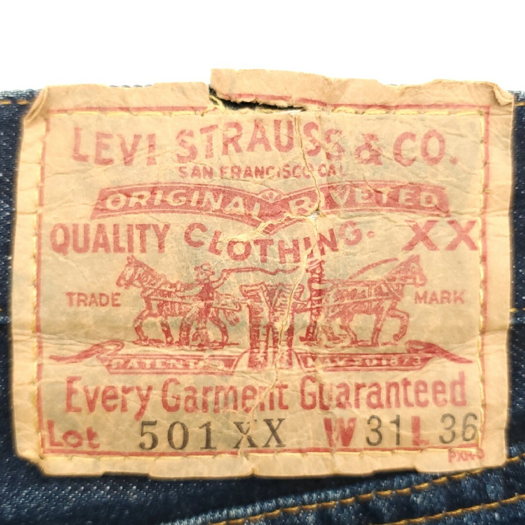 バレンシア製555◆Levi's 501XX◆W31ビンテージ復刻ジーンズ652