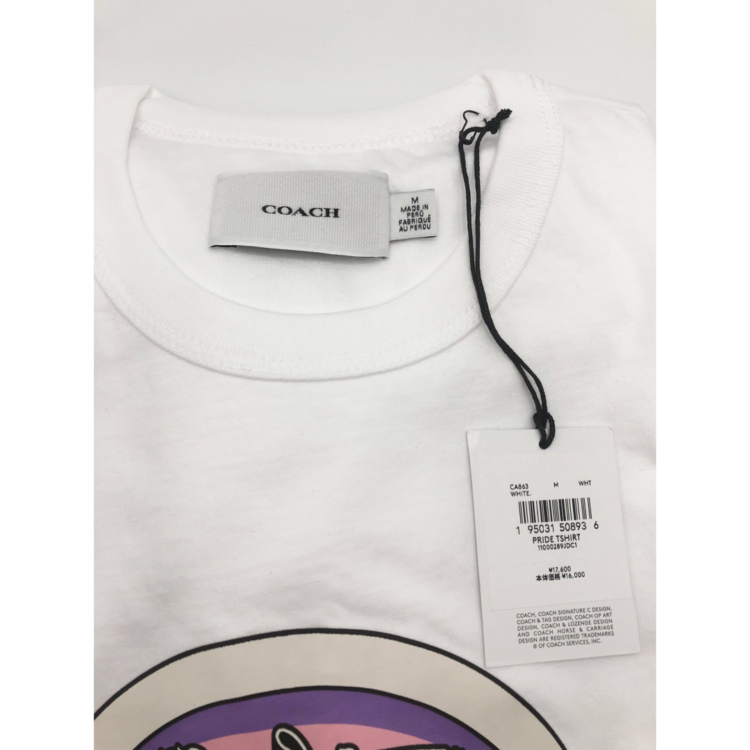 【COACH☆新品】レインボー ホース アンド キャリッジ Tシャツ！Mサイズ！ 2