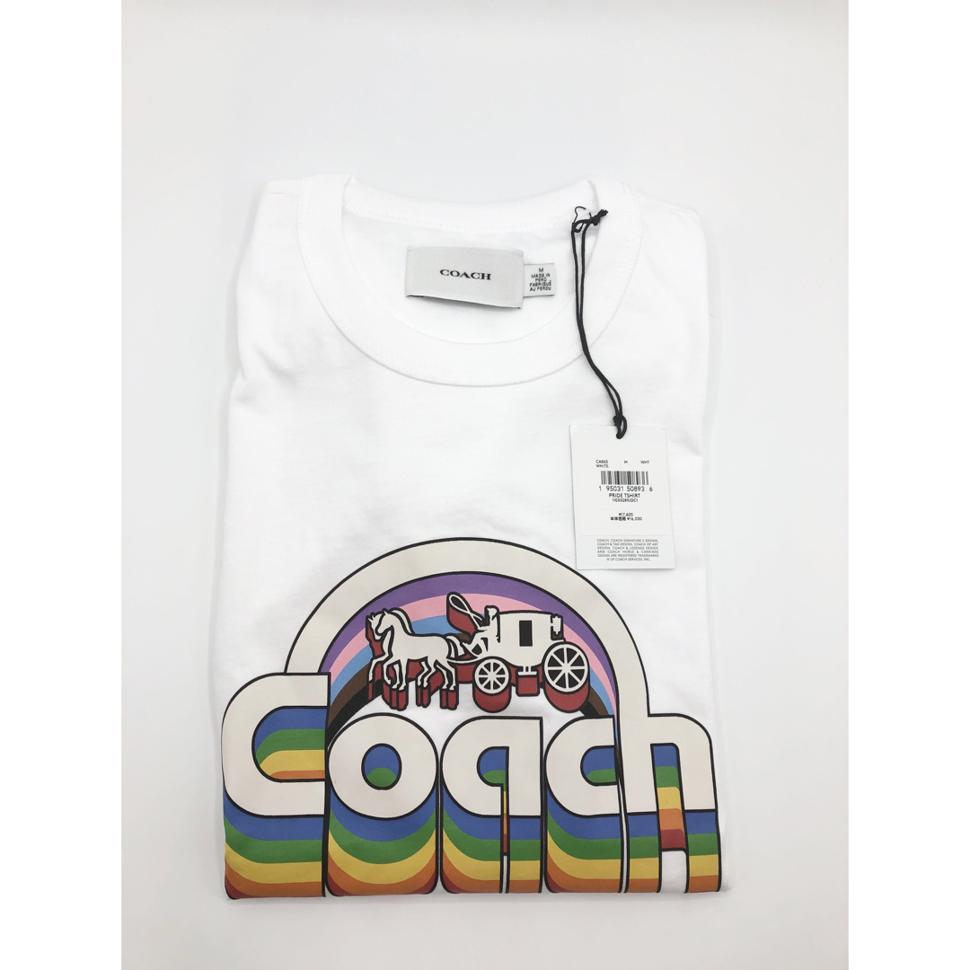 【COACH☆新品】レインボー ホース アンド キャリッジ Tシャツ！Mサイズ！