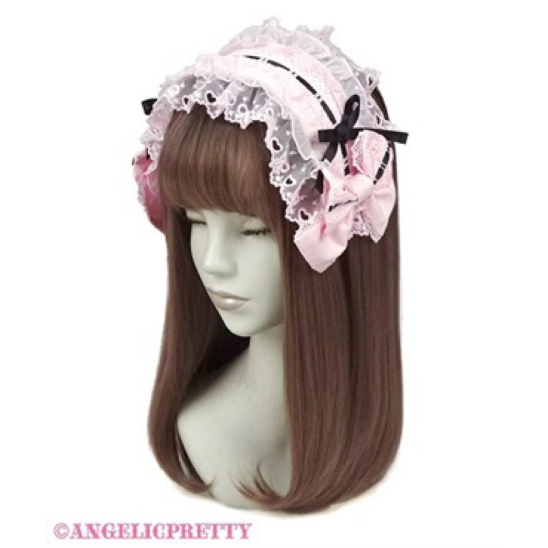 Angelic pretty Heart胸あて付スカートとカチューシャ 1