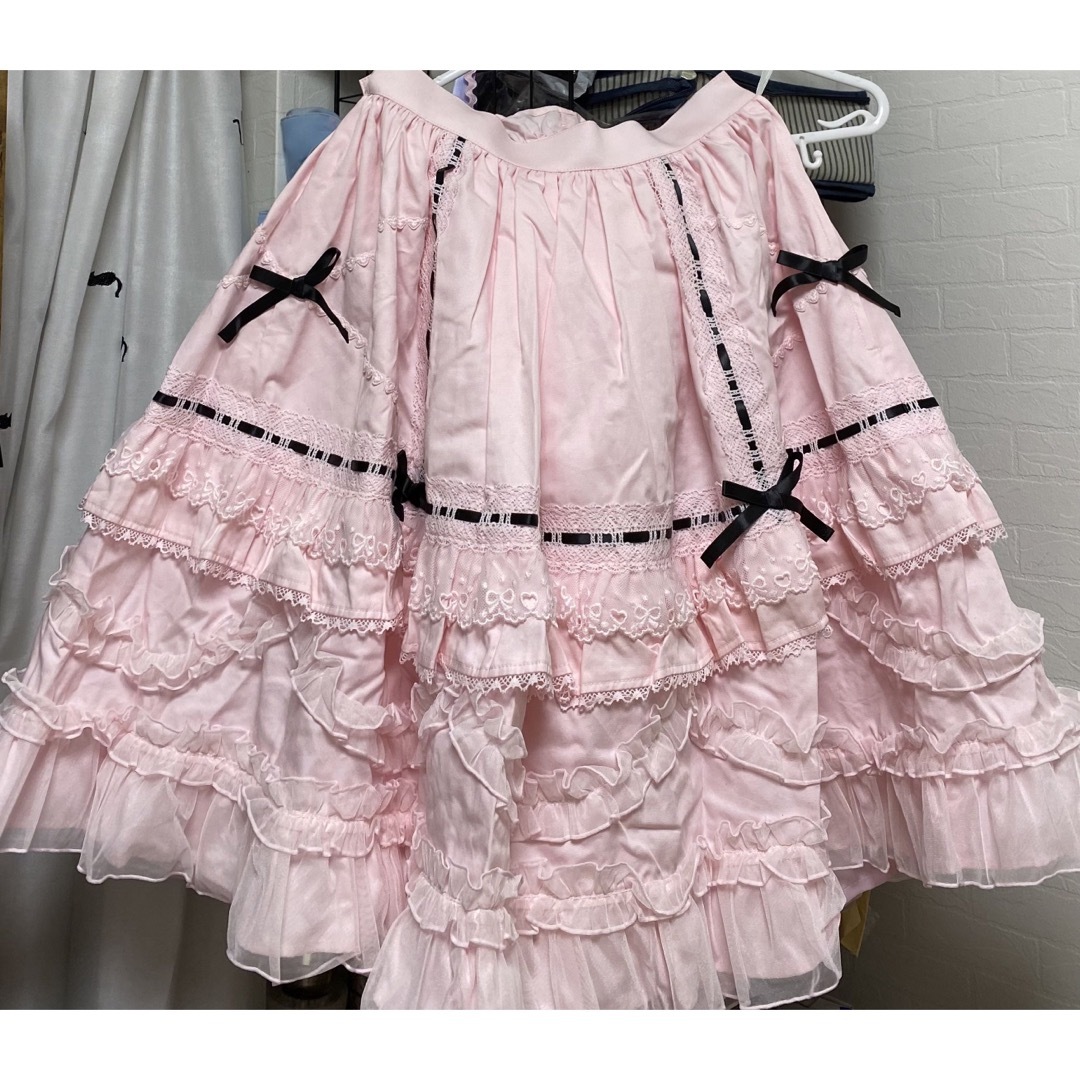 Angelic pretty Heart胸あて付スカートとカチューシャ 2