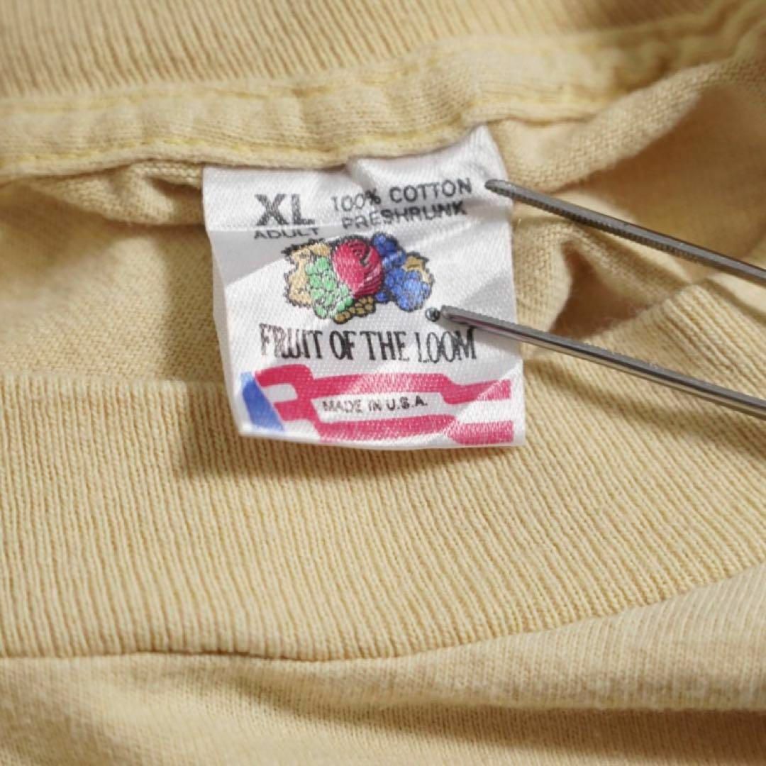 フルーツ 90s Tシャツ イエロー XLサイズ USA製