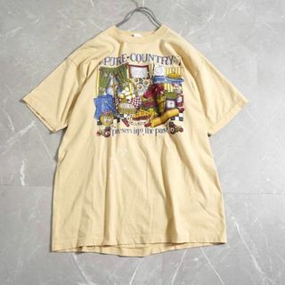 フルーツオブザルーム(FRUIT OF THE LOOM)のフルーツ　90s Tシャツ　イエロー　XLサイズ　USA製(Tシャツ/カットソー(半袖/袖なし))