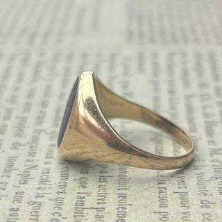 激レア 英国 イギリス ヴィンテージ 9ct 9k ラピスラズリ リングの