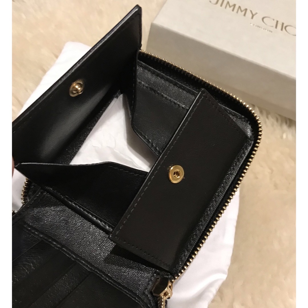 JIMMY CHOO - 【新品未使用】ジミーチュウ Jimmy Choo 二つ折り 財布の ...