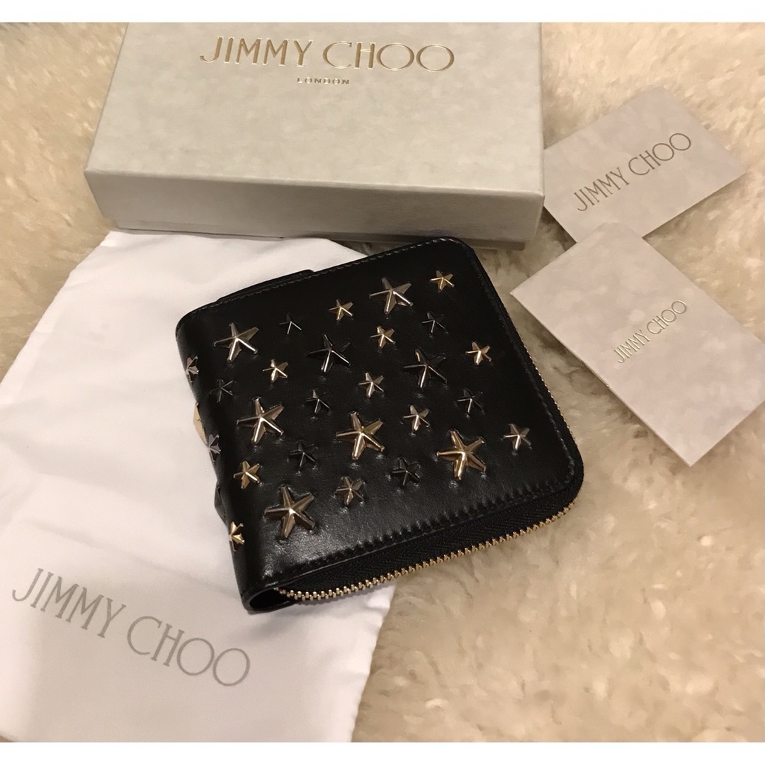 新作商品を毎日更新 【新品未使用】ジミーチュウ Jimmy Choo 二つ折り ...