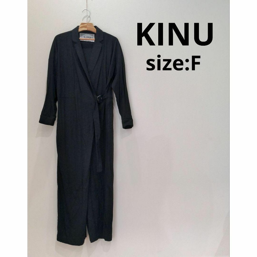 訳ありセール格安) antipua KINU サロペット オールインワン ブラック