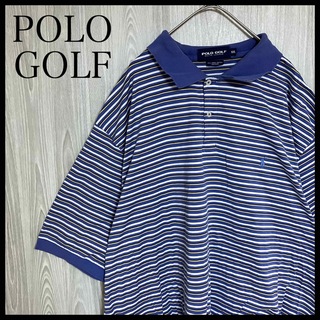 ポロラルフローレン(POLO RALPH LAUREN)のZ765 ポロゴルフ ラルフローレン 半袖ポロシャツボーダーワンポイント刺繍ロゴ(ポロシャツ)
