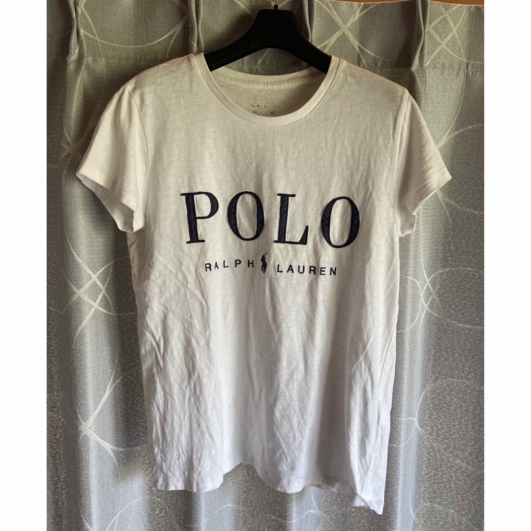 POLO RALPH LAUREN(ポロラルフローレン)のPOLO Ralph Lauren ラルフローレン Tシャツ ビッグ刺繍ロゴ レディースのトップス(Tシャツ(半袖/袖なし))の商品写真