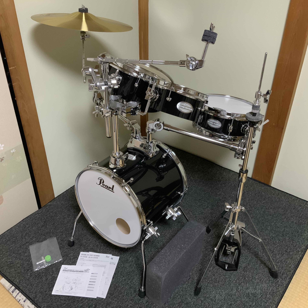 【フルセット】Pearlリズムトラベラー+Zildjianシンバル+オプション