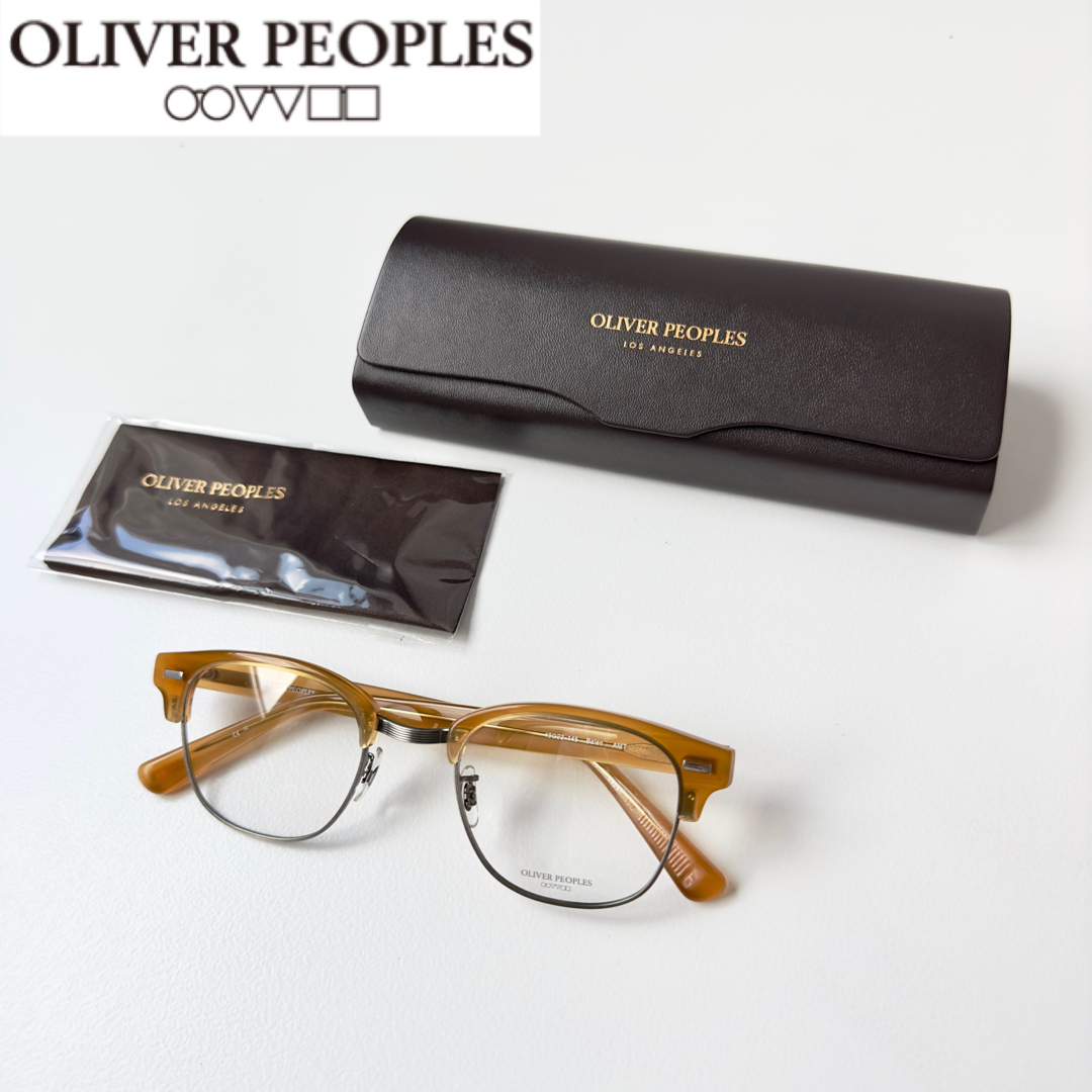 未使用展示品 OLIVER PEOPLES BALEN サーモントブローフレーム