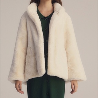 ランデブー(RANDEBOO)の専用RANDEBOO Melt fake fur coat フェイクファーコート(毛皮/ファーコート)