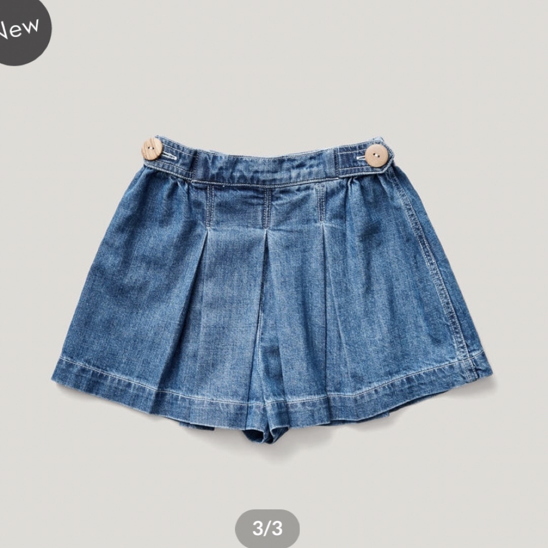 SOOR PLOOM(ソーアプルーム)のSOOR PLOOM / Prudence Skort, Denim  キッズ/ベビー/マタニティのキッズ服女の子用(90cm~)(スカート)の商品写真