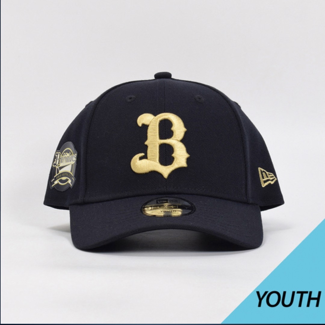 オリックス・バファローズ(オリックスバファローズ)のBuffaloesレプリカキャップ(ホーム&ビジター) YOUTH 9FORTY スポーツ/アウトドアの野球(応援グッズ)の商品写真